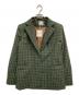 AMAIL（アマイル）の古着「チェックテーラードジャケット」｜グリーン