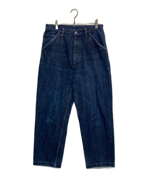 UNIVERSAL PRODUCTS.（ユニバーサルプロダクツ）UNIVERSAL PRODUCTS. (ユニバーサルプロダクツ) CANTON (キャントン) 5POCKET WIDE TAPERED DENIM PANTS XX インディゴ サイズ:2の古着・服飾アイテム