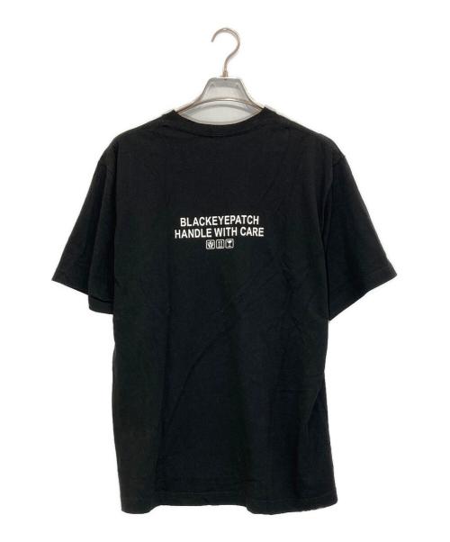 BlackEyePatch（ブラックアイパッチ）BlackEyePatch (ブラックアイパッチ) 取扱注意tシャツ ブラック サイズ:Lの古着・服飾アイテム