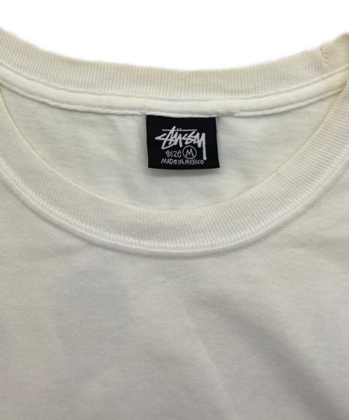 stussy（ステューシー）stussy (ステューシー) プリントTシャツ ホワイト サイズ:Ⅿの古着・服飾アイテム