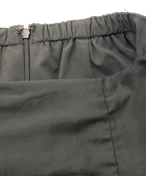 HER LIP TO（ハーリップトゥ）Her lip to (ハーリップトゥ) Sheer Pleated Tiered Skirt ブラック サイズ:Mの古着・服飾アイテム