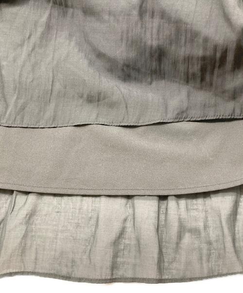 HER LIP TO（ハーリップトゥ）Her lip to (ハーリップトゥ) Sheer Pleated Tiered Skirt ブラック サイズ:Mの古着・服飾アイテム