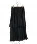Her lip to (ハーリップトゥ) Sheer Pleated Tiered Skirt ブラック サイズ:M：6000円