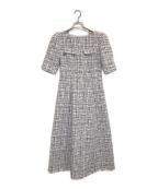 HER LIP TOハーリップトゥ）の古着「Charlotte Tweed Dress」｜マルチカラー