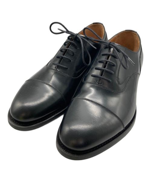 NEWYORKER（ニューヨーカー）NEWYORKER (ニューヨーカー) ストレートチップレザーシューズ ブラック サイズ:6 1/2の古着・服飾アイテム