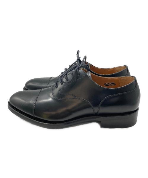 NEWYORKER（ニューヨーカー）NEWYORKER (ニューヨーカー) ストレートチップレザーシューズ ブラック サイズ:6 1/2の古着・服飾アイテム