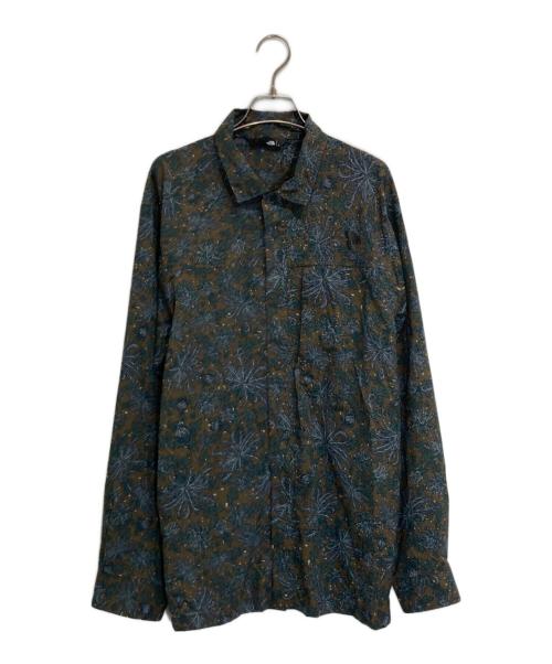 THE NORTH FACE（ザ ノース フェイス）THE NORTH FACE (ザ ノース フェイス) ハイカーズシャツ グリーン サイズ:Lの古着・服飾アイテム