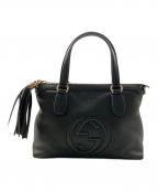 GUCCIグッチ）の古着「ソーホー 2WAYレザーショルダーバッグ」｜ブラック