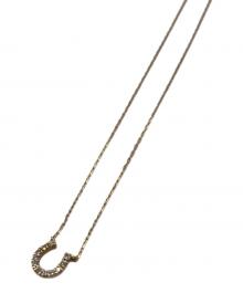 4℃（ヨンドシー）の古着「K18イエローゴールド ホースシューネックレス」