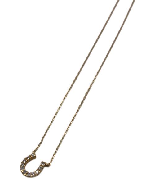 4℃（ヨンドシー）4℃ (ヨンドシー) K18イエローゴールド ホースシューネックレスの古着・服飾アイテム
