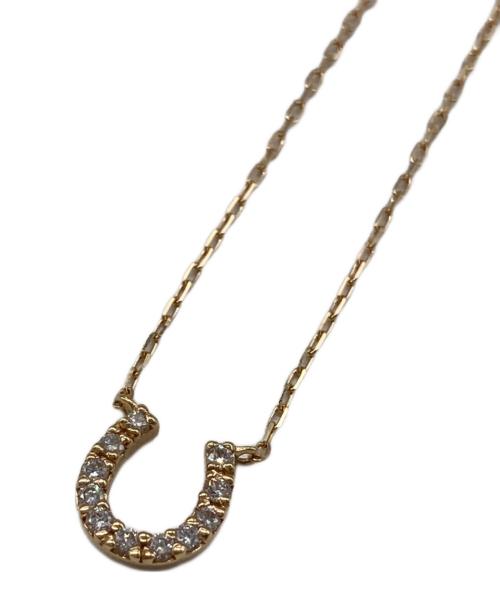 4℃（ヨンドシー）4℃ (ヨンドシー) K18イエローゴールド ホースシューネックレスの古着・服飾アイテム