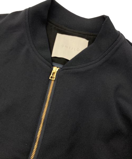 UNFILO（アンフィーロ）UNFILO (アンフィーロ) BEAUTY MOVE ヘビロテ ブルゾン ネイビー サイズ:Mの古着・服飾アイテム