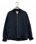 UNFILO（アンフィーロ）の古着「BEAUTY MOVE ヘビロテ ブルゾン」｜ネイビー