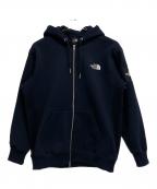 THE NORTH FACEザ ノース フェイス）の古着「SQUARE LOGO FULL ZIP」｜ネイビー