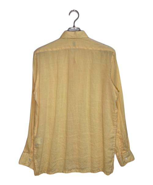 SHIPS（シップス）SHIPS (シップス) ラミー スクエアカットリラックスワイドカラー シャツ イエロー サイズ:Lの古着・服飾アイテム