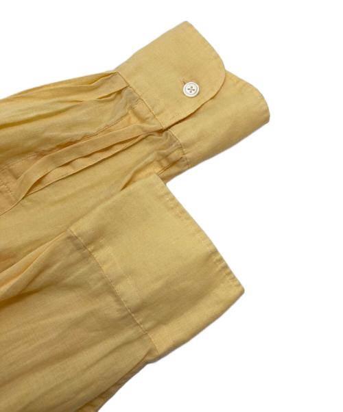 SHIPS（シップス）SHIPS (シップス) ラミー スクエアカットリラックスワイドカラー シャツ イエロー サイズ:Lの古着・服飾アイテム