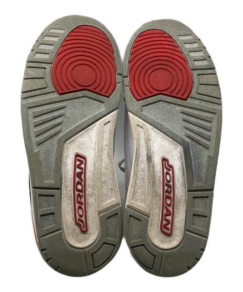 NIKE（ナイキ）NIKE (ナイキ) AIR JORDAN 3 RETRO レッド×ホワイト サイズ:27.5の古着・服飾アイテム