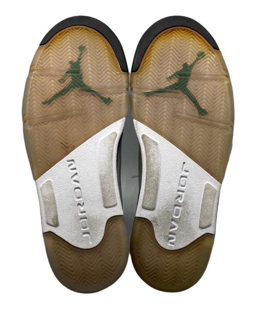 NIKE（ナイキ）NIKE (ナイキ) AIR JORDAN 5 RETRO ホワイト×パープル サイズ:28cmの古着・服飾アイテム