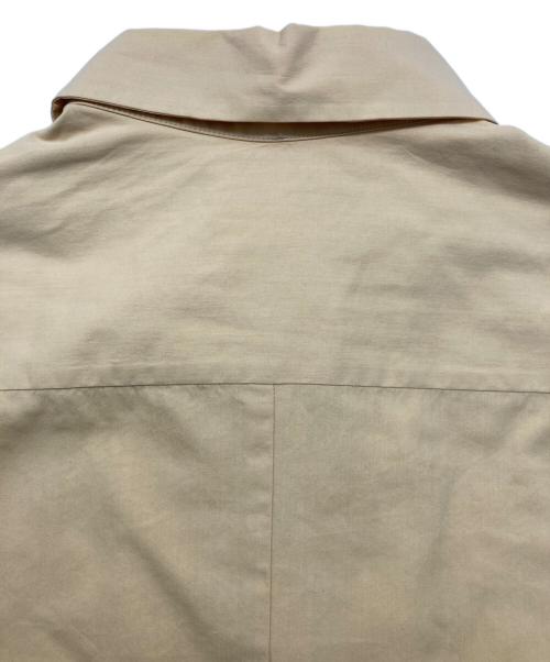 CHANEL（シャネル）CHANEL (シャネル) ノースリーブフリルブラウス イエローベージュ サイズ:38の古着・服飾アイテム