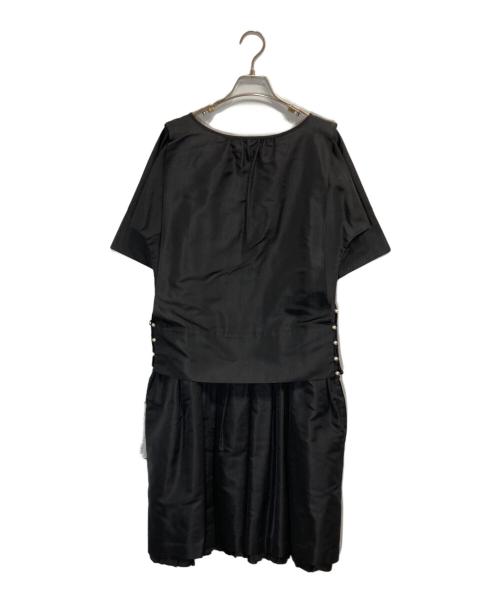 petite robe noire（プティローブノアー）petite robe noire (プティローブノアー) シルクワンピース ブラック サイズ: Freeの古着・服飾アイテム