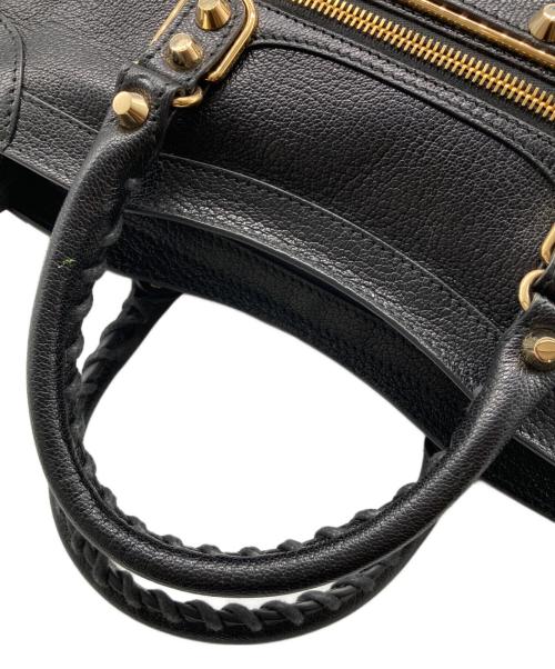 BALENCIAGA（バレンシアガ）BALENCIAGA (バレンシアガ) クラシック メタリック エッジ シティS ブラックの古着・服飾アイテム