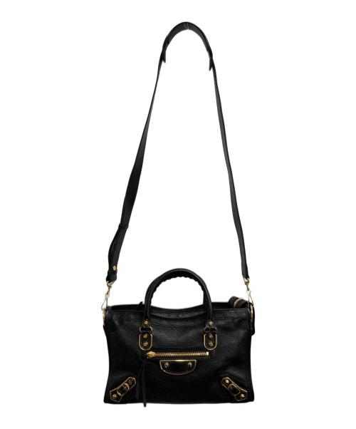 BALENCIAGA（バレンシアガ）BALENCIAGA (バレンシアガ) クラシック メタリック エッジ シティS ブラックの古着・服飾アイテム