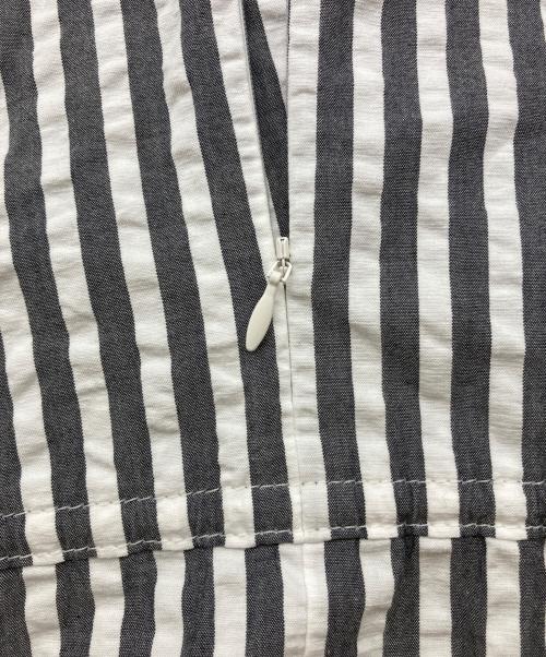 IENA（イエナ）IENA (イエナ) サッカーデザインワンピース グレー×ホワイト サイズ:38の古着・服飾アイテム