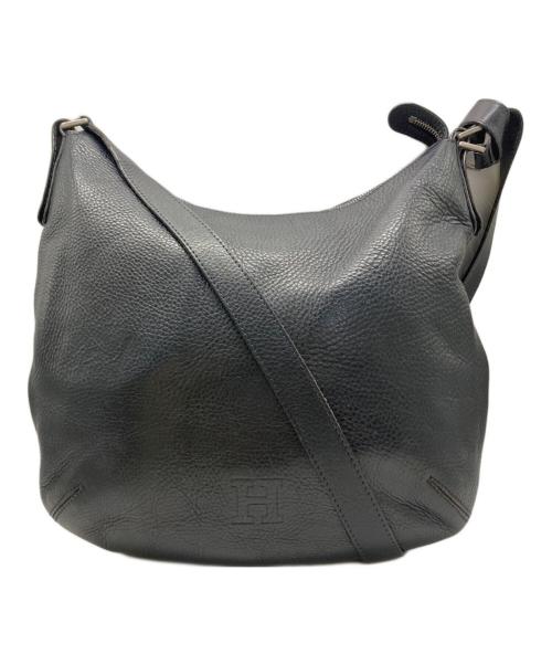 HIROFU（ヒロフ）HIROFU (ヒロフ) ソーロレザーショルダーバッグ ネイビーの古着・服飾アイテム
