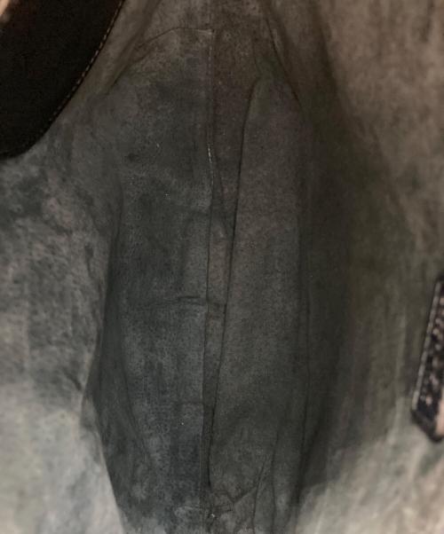 HIROFU（ヒロフ）HIROFU (ヒロフ) ソーロレザーショルダーバッグ ネイビーの古着・服飾アイテム