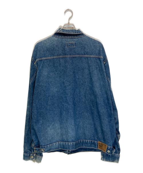 POLO JEANS CO.（ポロジーンズカンパニー）POLO JEANS CO. (ポロジーンズカンパニー) ボロデニムジャケット インディゴ サイズ:3Xの古着・服飾アイテム