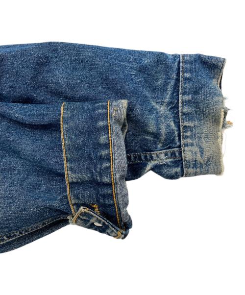 POLO JEANS CO.（ポロジーンズカンパニー）POLO JEANS CO. (ポロジーンズカンパニー) ボロデニムジャケット インディゴ サイズ:3Xの古着・服飾アイテム