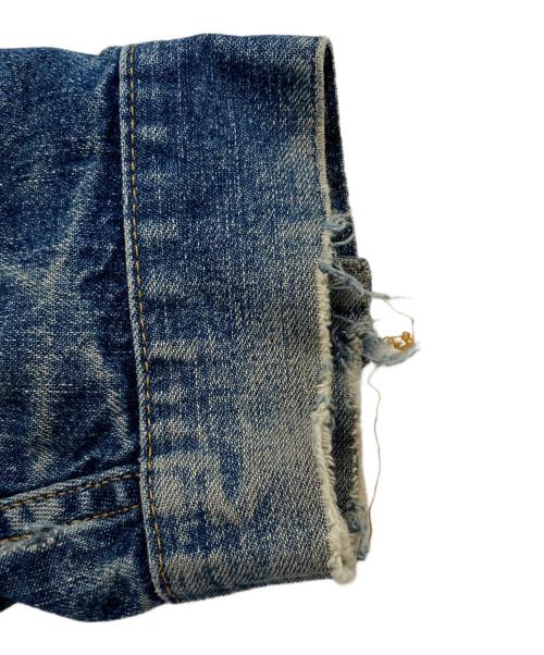 POLO JEANS CO.（ポロジーンズカンパニー）POLO JEANS CO. (ポロジーンズカンパニー) ボロデニムジャケット インディゴ サイズ:3Xの古着・服飾アイテム