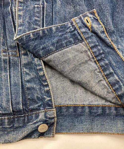 POLO JEANS CO.（ポロジーンズカンパニー）POLO JEANS CO. (ポロジーンズカンパニー) ボロデニムジャケット インディゴ サイズ:3Xの古着・服飾アイテム