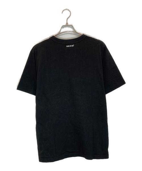 sacai（サカイ）sacai (サカイ) Side Zip Cotton T-Shirt ブラック サイズ:4の古着・服飾アイテム