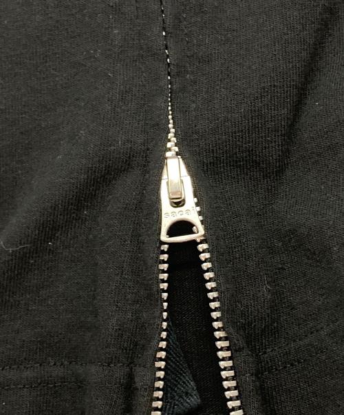 sacai（サカイ）sacai (サカイ) Side Zip Cotton T-Shirt ブラック サイズ:4の古着・服飾アイテム