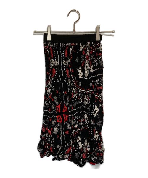 DIESEL（ディーゼル）DIESEL (ディーゼル) ペイズリー柄レーヨンジャケット レッド サイズ:XXSの古着・服飾アイテム