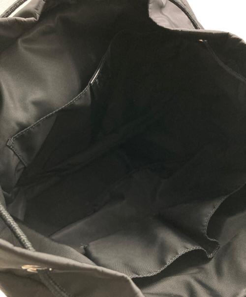 GUCCI（グッチ）GUCCI (グッチ) GGナイロン ナイロン×レザー バックパック ブラックの古着・服飾アイテム