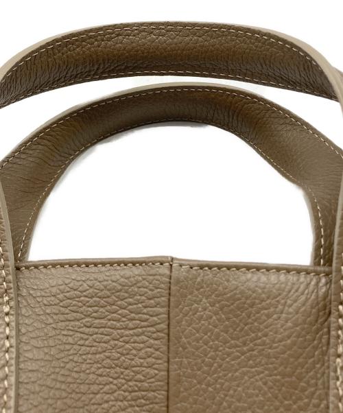 MILLELA FIRENZE（ミレッラフィレンツェ）MILLELA FIRENZE (ミレッラフィレンツェ) サイドベルトボストンレザーバッグ ベージュの古着・服飾アイテム