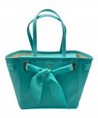 A.D.M.J.エーディーエムジェイ）の古着「グログランリボン コンクルージョントート23㎝」｜ブルー