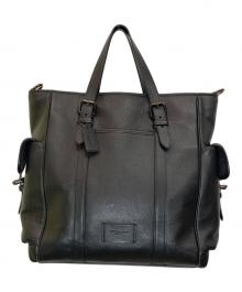 COACH（コーチ）の古着「ペブルレザー スプリント トート」｜ブラック