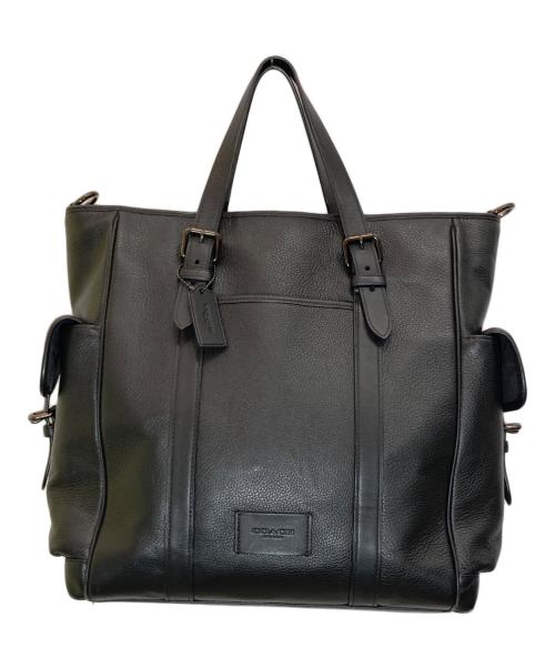 COACH（コーチ）COACH (コーチ) ペブルレザー スプリント トート ブラックの古着・服飾アイテム