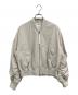 MACPHEE（マカフィー）の古着「ポリエステルナイロン ジップアップブルゾン」｜ベージュ