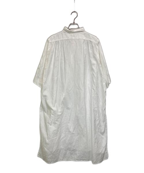 ICHI Antiquites（イチアンティークス）ichi antiquites (イチアンティークス) AZUMADAKI VINTAGE FRENCH COTTON LONG BLOUSE ホワイト サイズ:freeの古着・服飾アイテム