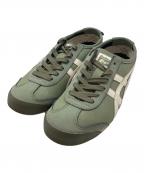 Onitsuka Tigerオニツカタイガー）の古着「MEXICO 66/ローカットスニーカー」｜オリーブ