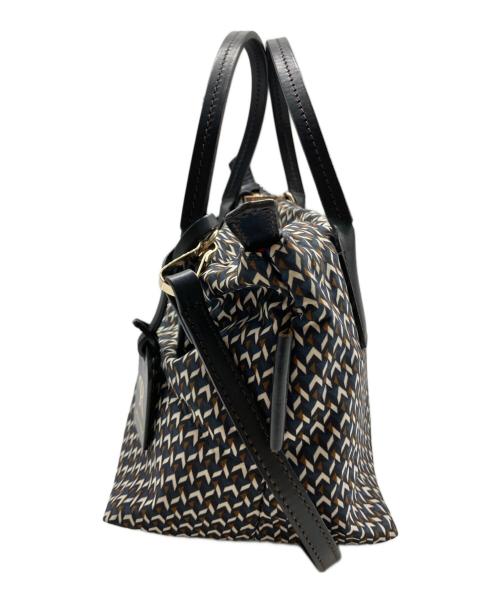 ROBERTA PIERI（ロベルタピエリ）ROBERTA PIERI (ロベルタピエリ) 2WAYショルダーバッグ ブラック×ブラウンの古着・服飾アイテム