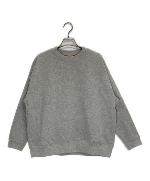 Snow peak（スノーピーク）snow peak (スノーピーク) Recycled Cotton Sweat Crew-Neck グレー サイズ:1の古着・服飾アイテム