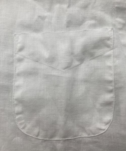 SOUTIENCOL（スティアンコル）SOUTIENCOL (スティアンコル) canclini (カンクリーニ) リネンシャツ ホワイト サイズ:00の古着・服飾アイテム