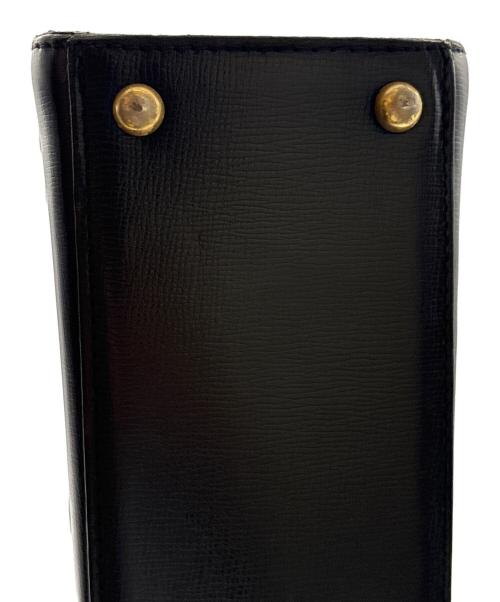 JIL SANDER（ジルサンダー）JIL SANDER (ジルサンダー) レザートートバッグ ブラックの古着・服飾アイテム