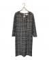 kay me（ケイミー）の古着「チェックワンピース」｜ブラック