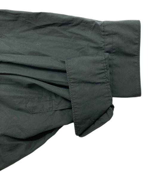 Graphpaper（グラフペーパー）Graphpaper (グラフペーパー) Broad L/S Oversized Band Collar Shirt ブラック サイズ:2の古着・服飾アイテム